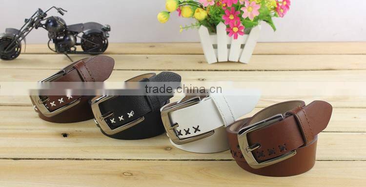 100% cowhide genuine leather belt