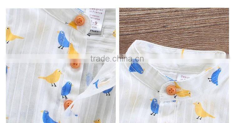 Hot Selling Children Thin Sleeveless Cartoon Printing Boutique Girl Dress