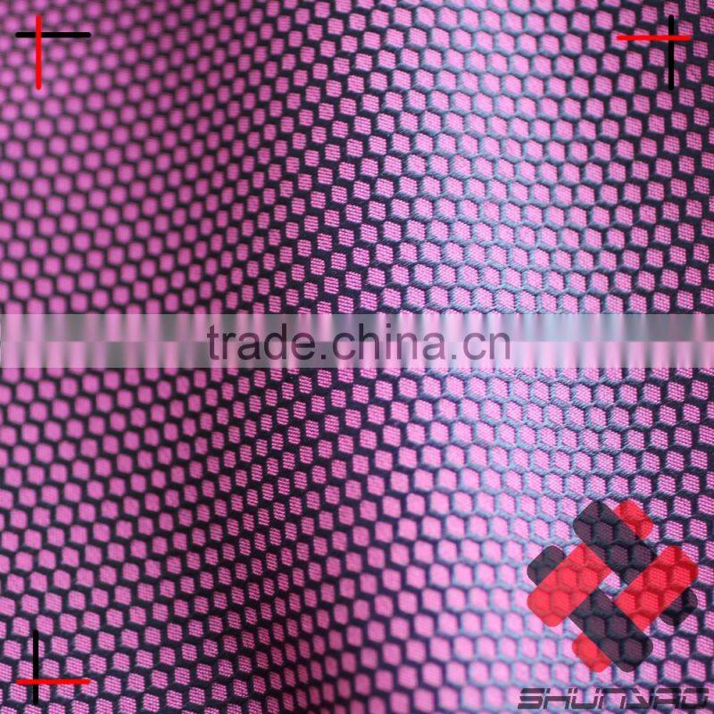 two tone honeycomb polyester oxford for bags