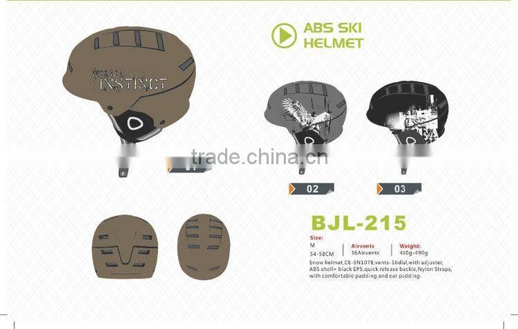 Simple Designed Super Warm Snow Helmet