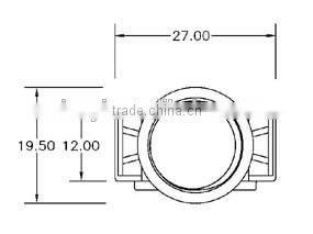 Sineyi-088 Yuyao 2014 Black 250V Button Pressure Switch