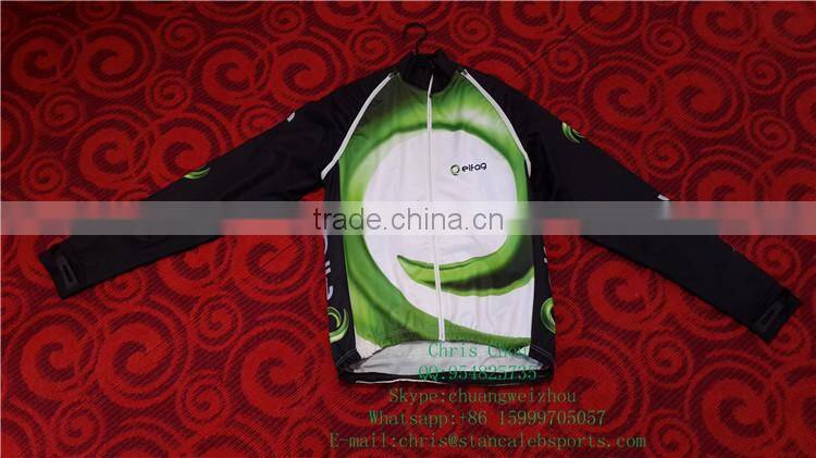 Stan Caleb Popular windproof long sleeve cycling clothing suit removable sleeves