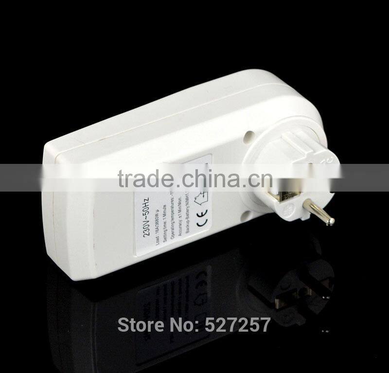12/24 Hours Digital Plug-in Timer Programmable EU Plug Socket Switch