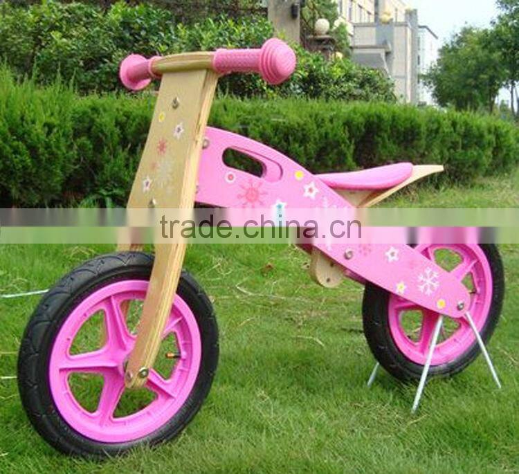2016 Natural Wood Balance Bike For Toddlers