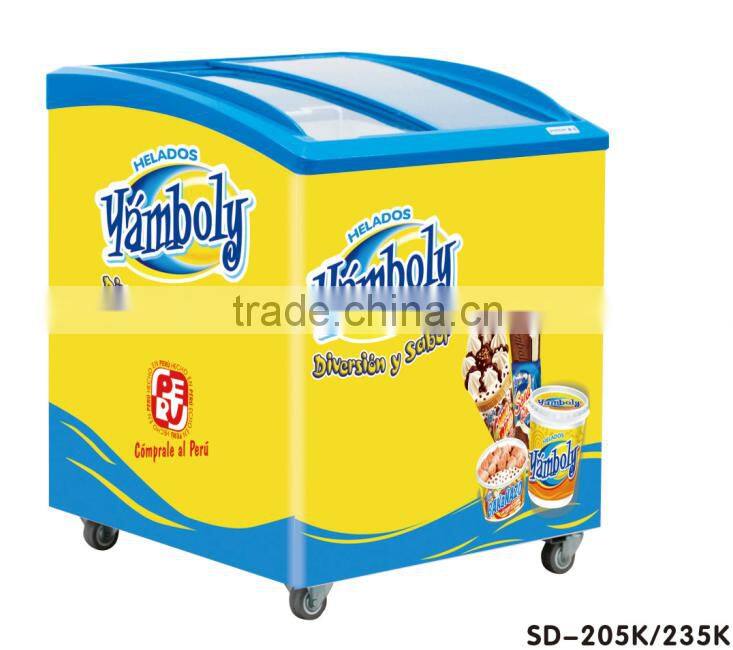 ice cream freezer ice cream display freezer glass door ice cream freezer