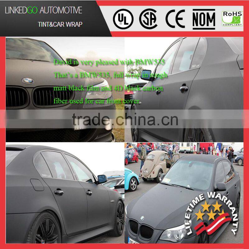 1.52*30M car wrap vinyl rolls removable self adhesive vinyl rolls Pink matte vinyl wrap