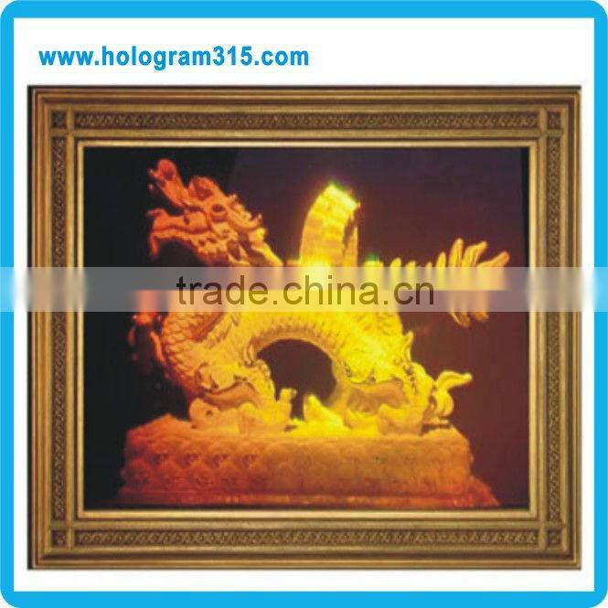 3d hologram wall art picture printing for home decoration