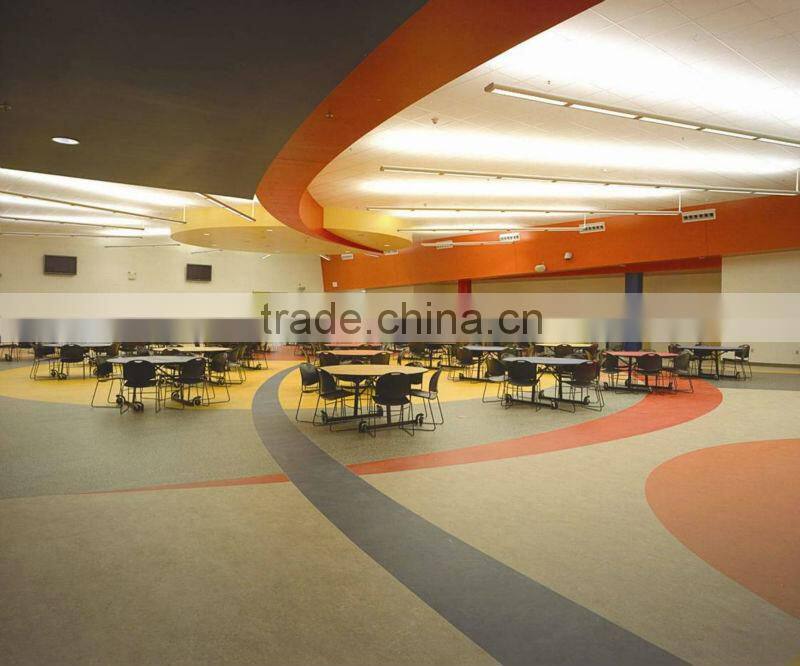 vinyl flooring: 2mm to 5mm plastic marble tiles with 0.2mm to 0.7mm wear layer,water proofing and light weight.