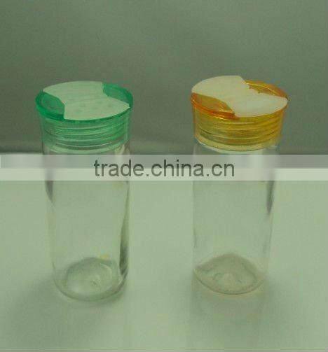 120ml glass jars square slat and pepper shakers