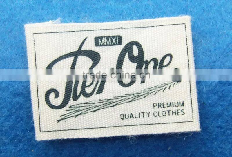100 cotton main label