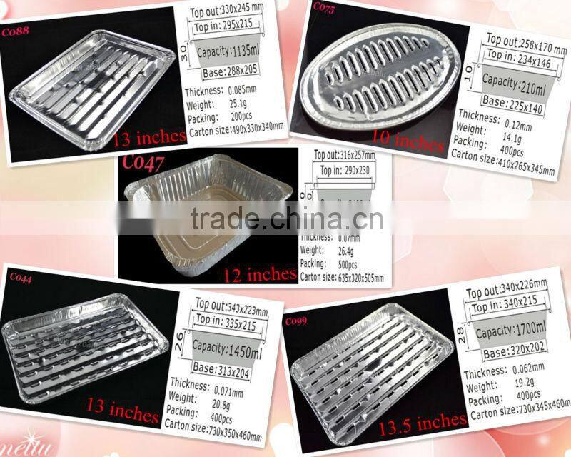 Aluminum Foil Candle Tray C049