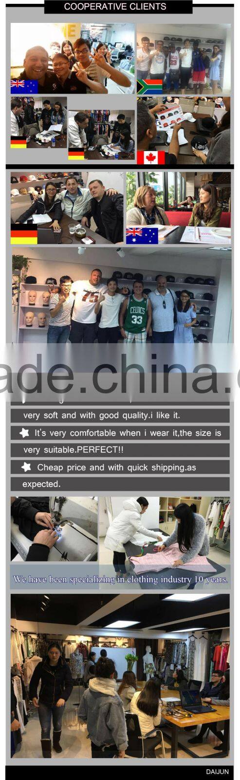 Daijun oem high quality fit deep blue crepe girl half pants and fashion high school girls in trousers