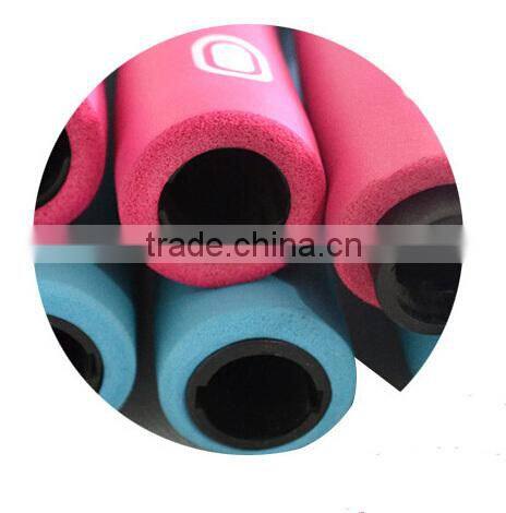 Foam covered weighted hula hoop for fitness