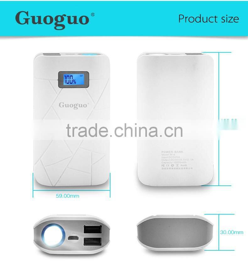 Powerbank 2016 Super Slim Mobile Power Bank 10000mAh