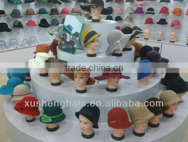 100%Wool felt purple hats,riding hat,sports cap