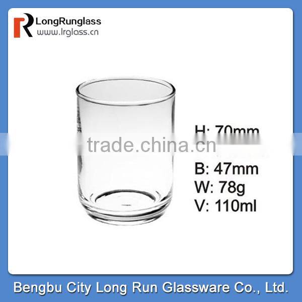 LongRun 110ml tableware cheap glass glass OEM customise hot glass cup