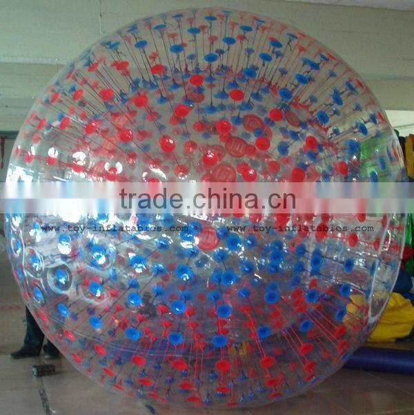 Human hamster ball, clear zorb ball