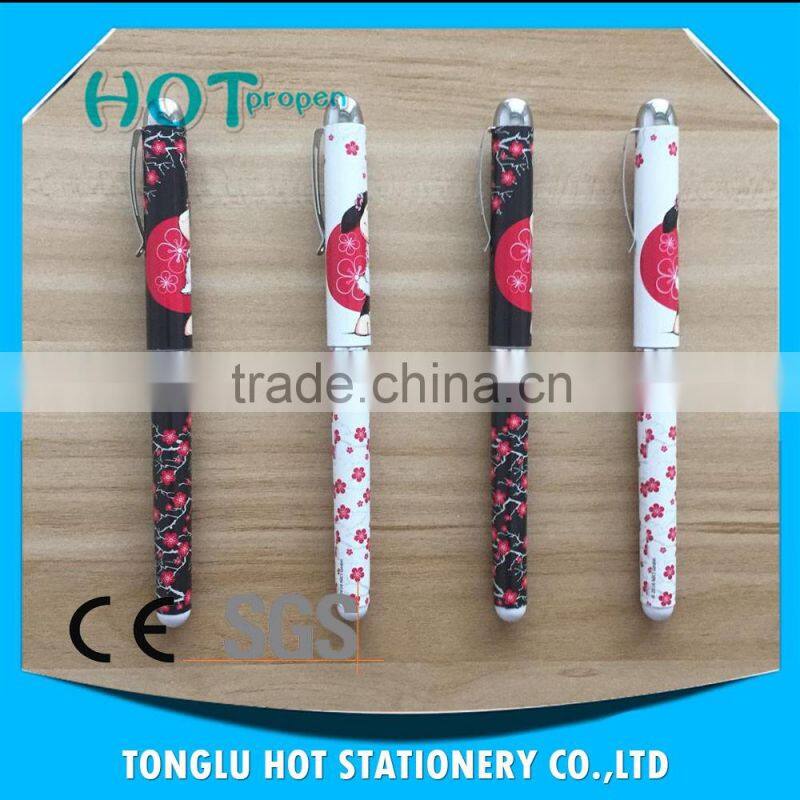 hot selling heat transfer imprint school stationery and student children ball pen