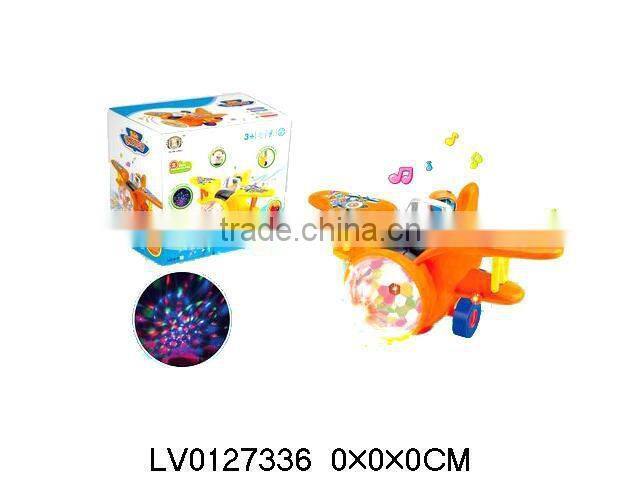 Plastic pull back motorcycle with people