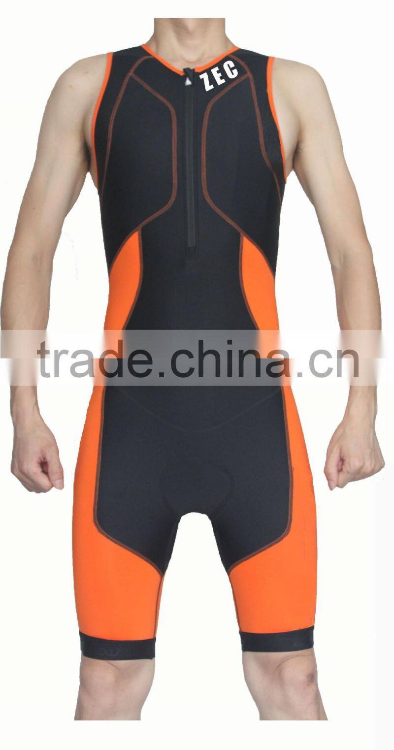 High quality Zero chafe 50+ UV protection perform compression trisuit for triathlon and cycling