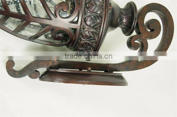 Wholesale clear seedy glass IP44 aluminum street light lamp