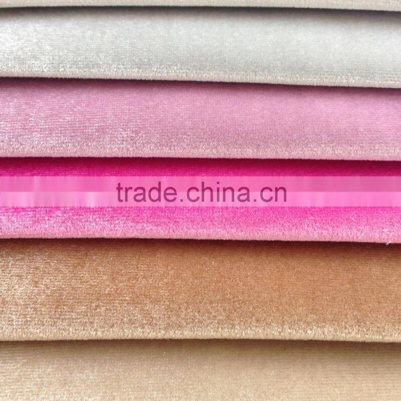 Italy velvet Shiny velboa laminated with TC for hometextile&sofa upholstery fabric