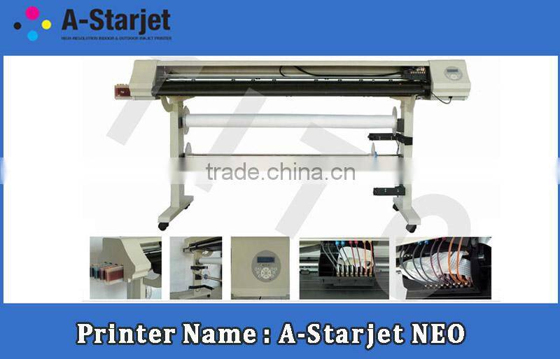 A-Starjet NEO , 1.52M, Eco-solvent, Water-base, DX5 Printhead, Large Format Inkjet Printer