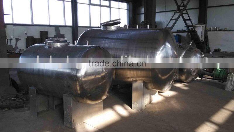 Stainless steel storage tank