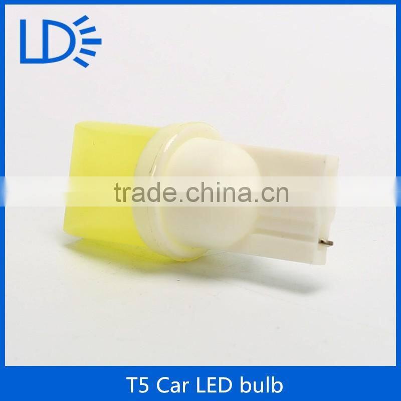 High quality car led bulb Ceramic shell T5 Led Car Light