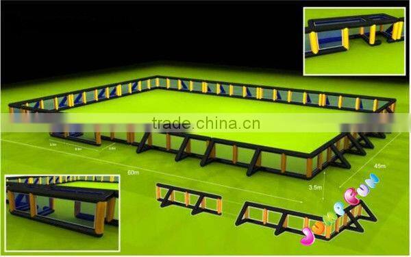inflatable PVC bunkers air sealed paintball kits for bunker field
