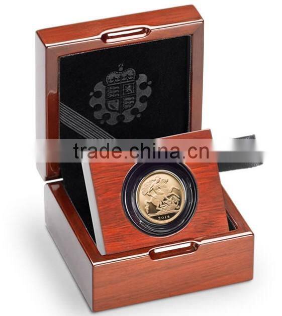 wooden coin box