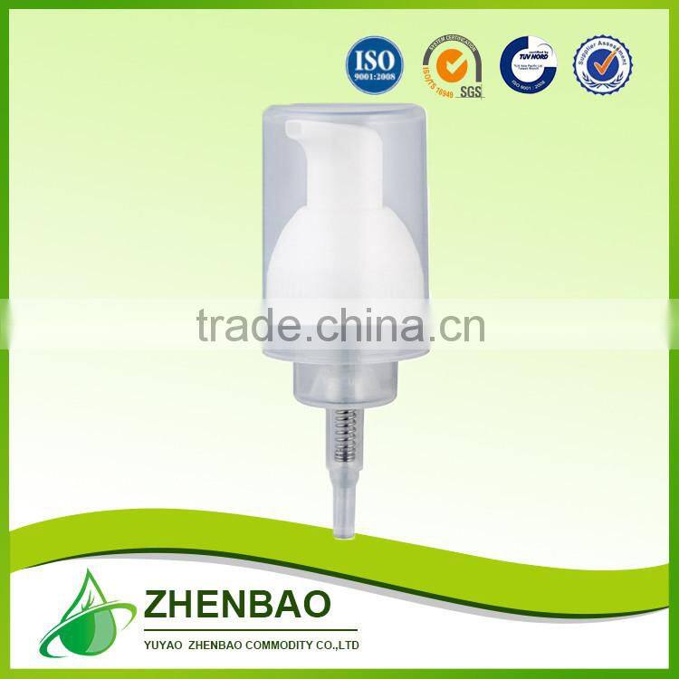 baby care foam pump for plastic empty bottle