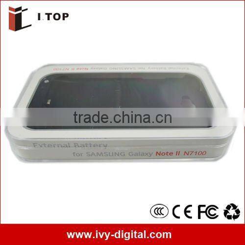 For Samsung Galaxy Note 2 N7100 Mobile Buckup Battery Case 3200mAh