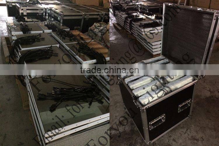 SD-Card 144pcs SMD5050 RGB 3IN1 Interactive Sensitive LED Dance Floor Light FOR DJ Wedding KTV Bar Party Event