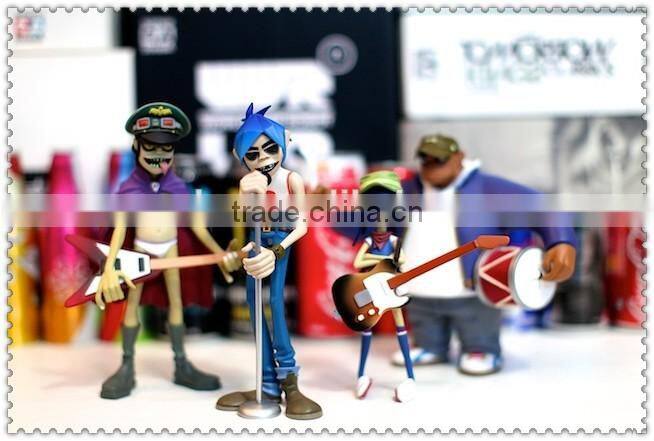cool rock and roll band plastic action figures/oem design band action figures for decor/custom cool action figures manufacturer