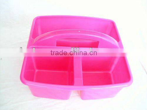 plastic shower caddy (3 cell) bath baskets