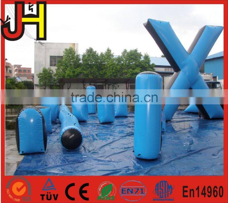 Most Popular Selling Attractive PVC Inflatable Paintball Bunker Shooting Types for Outdoor Activities