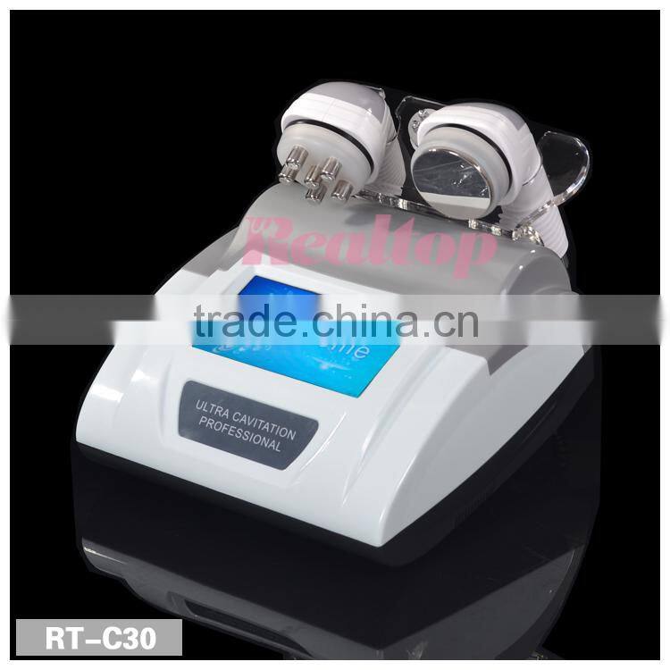 High Quality Manufacturer,3 in 1 Ultrasonic Liposuction Cavitation Weight loss machine Tripolar RF Slimming Machine