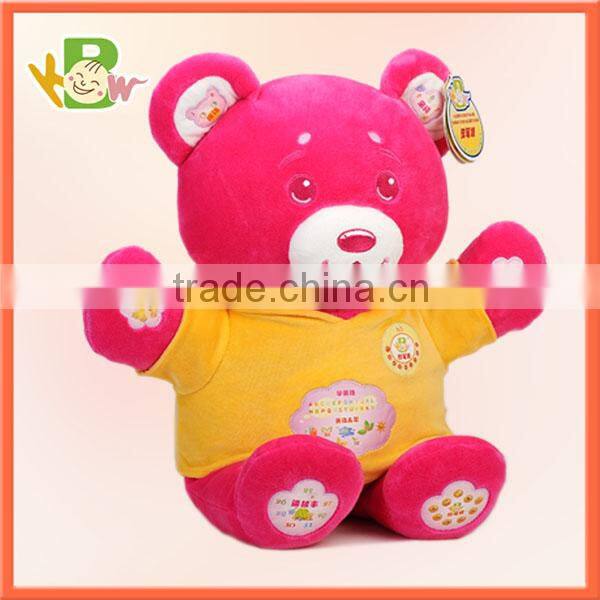 promotion anime cheap cute plush soft bear doll for kids