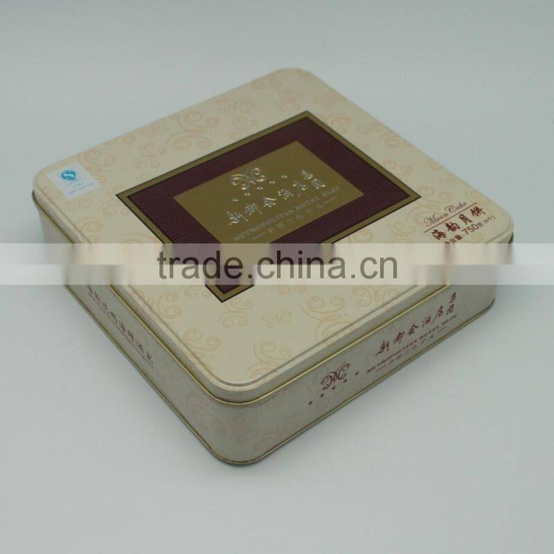 wholesale custom tin box packaging square tin box for gift