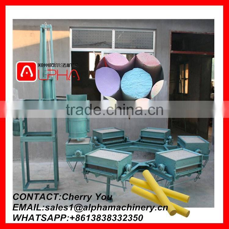 China semi -automatic blackboard chalk moulding school chalk making machine prices