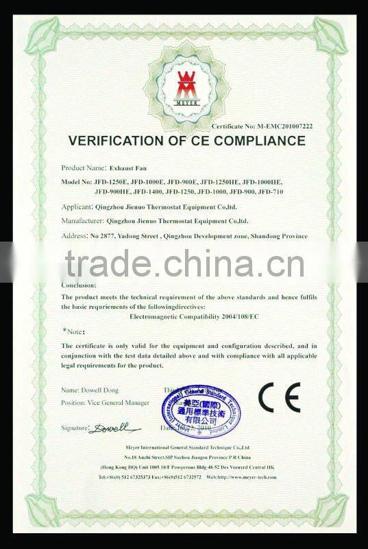 Cowhouse/Cattle Exhaust Fan With CE Certificate (belt and no belt)