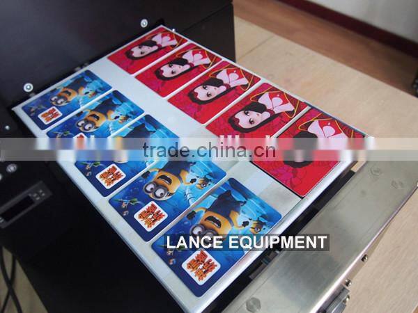 new a4 flatbed printer/machine printer/pvc printer