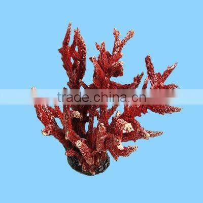 Aquarium polyresin decorative artificial palm tree
