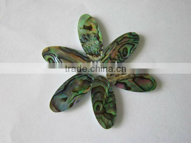 oval shaped abalone buttons for instruments