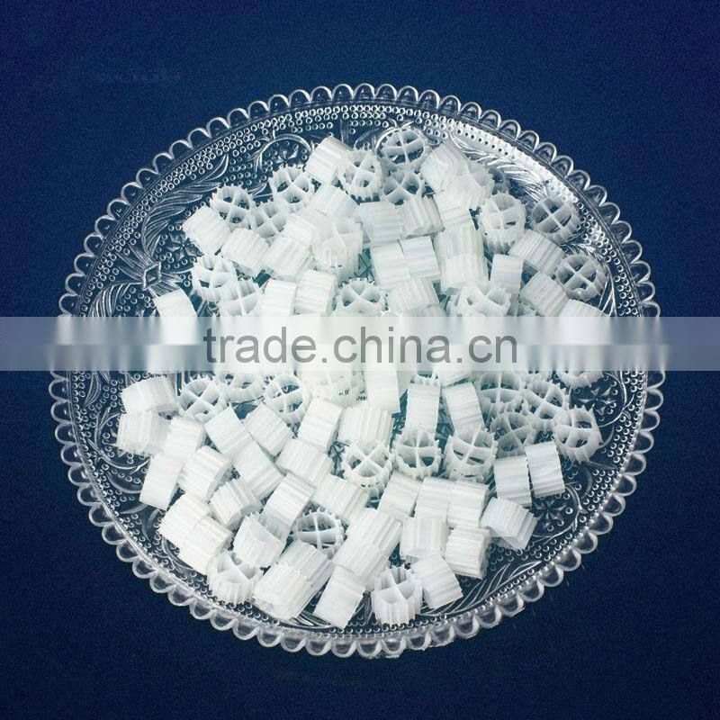 MBBR Biofilm Carrier Bio Filter Medias for Used for Fish Pond Made of HDPE