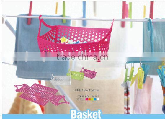 pe storage basket / cheap basket with handle / cheap basket