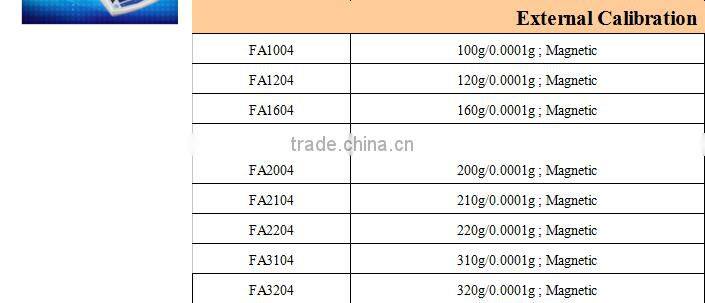 Cheap 200g/0.1mg Internal calibration analytical balance