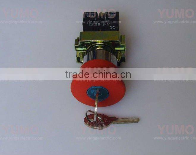 Mushroom Head Push Button Switches LAY5-BS142