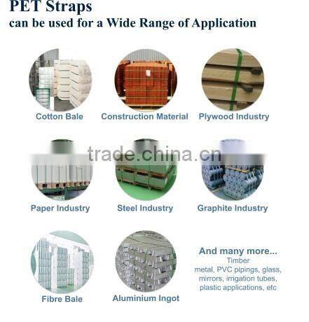 embossed pet straps packing belt cotton package